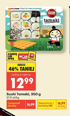 Sushi Tamaki promocja w Biedronka