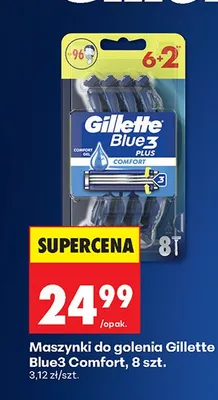 Maszynki do golenia Blue3 Comfort promocja w Biedronka