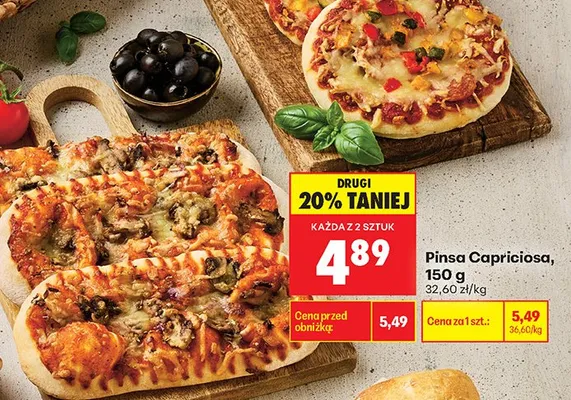 Pinsa Capriciosa promocja w Biedronka