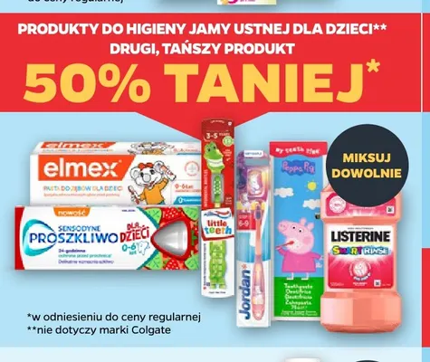 Produkty do higieny jamy ustnej dla dzieci promocja w Netto