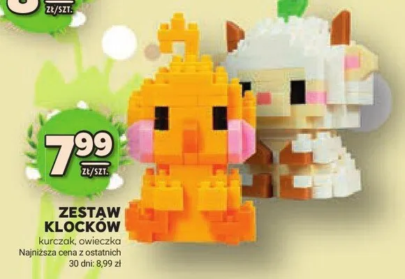 Zestaw klocków promocja w Stokrotka