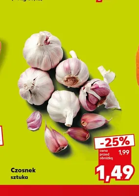 Czosnek promocja w Kaufland