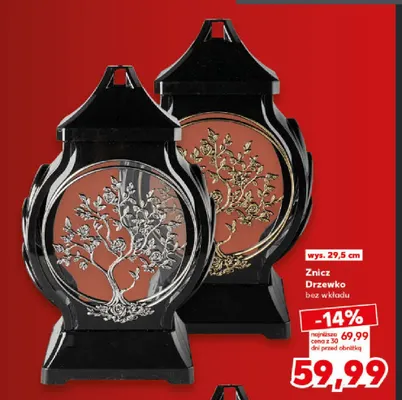 Znicz Drzewko bez wkładu promocja w Kaufland