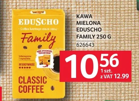 Kawa mielona Eduscho Family promocja w Selgros