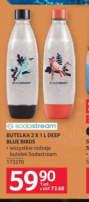 Butelka Sodastream Deep Blue Birds 2-pak promocja w Selgros