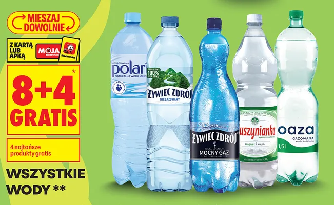 Woda gazowana Żywiec Zdrój Mocny Gaz promocja w Biedronka