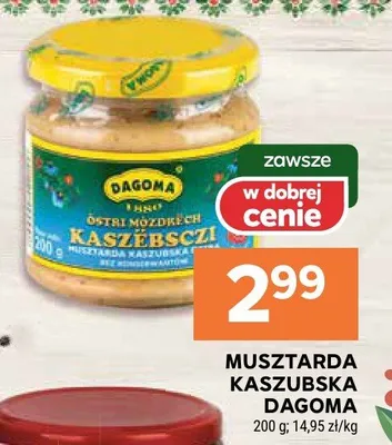 Musztarda kaszubska promocja w Stokrotka