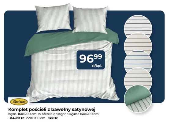 Komplet pościeli z bawełny satynowej promocja w PSB Mrówka