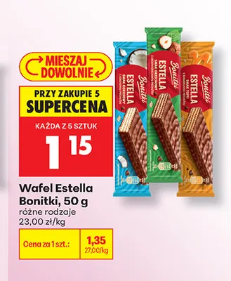 Wafel Estella Bonitki promocja w Biedronka