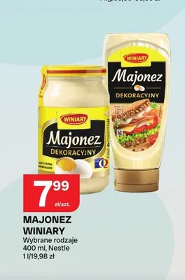 Majonez Dekoracyjny Winiary promocja w Chorten