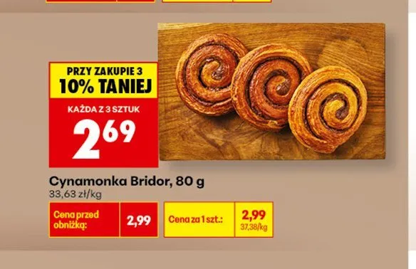 Cynamonka Bridor promocja w Biedronka