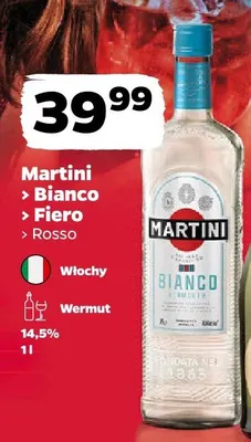 Wermut Martini Bianco promocja w Netto