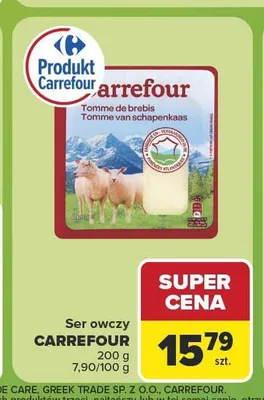 Ser owczy Carrefour Tomme de Brebis promocja w Carrefour