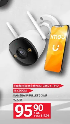 Kamera IP Imou Bullet 3 3 MP promocja w Selgros