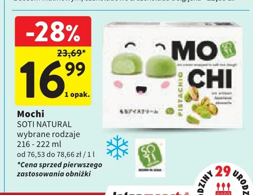 Mochi Soti Natural promocja w Intermarche