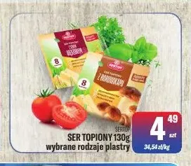Ser topiony plastry Sertop promocja w Tomi Markt