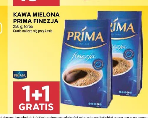 Kawa mielona Prima Finezja promocja w Stokrotka