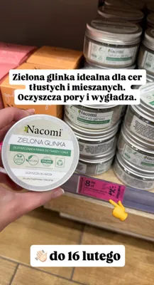Maska oczyszczająca Zielona glinka promocja w Hebe