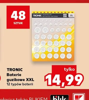 Baterie guzikowe Xxl Tronic promocja w Kaufland