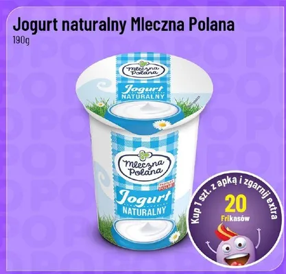 Jogurt naturalny Mleczna Polana promocja w POLOmarket