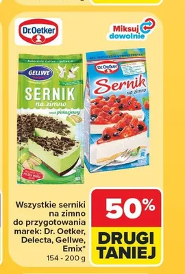 Sernik na zimno Dr. Oetker promocja w Carrefour