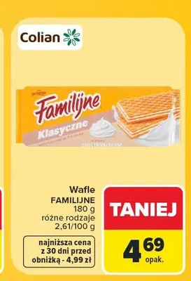 Wafle Familijne promocja w Carrefour