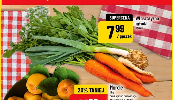 Włoszczyzna młoda promocja w POLOmarket