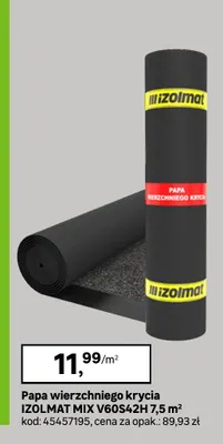 Papa wierzchniego krycia Izolmat Mix V60S42H 7,5m² promocja w Leroy Merlin