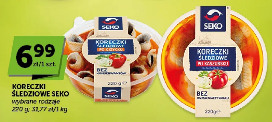 Koreczki śledziowe po kaszubsku Seko promocja w ABC