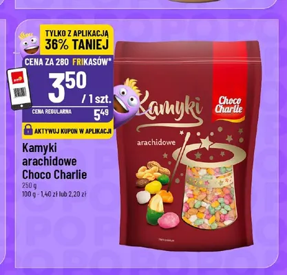 Kamyki arachidowe Choco Charlie promocja w POLOmarket