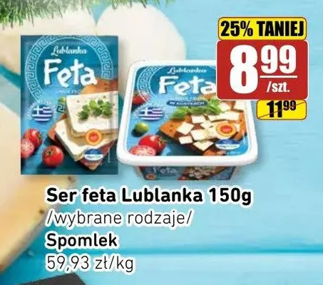 Ser feta Lublanka Spomlek promocja w API Market