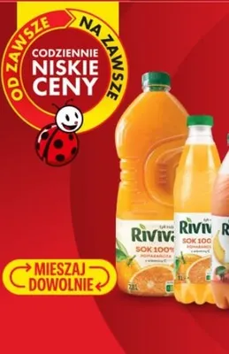 Sok 100% pomarańczowy promocja w Biedronka