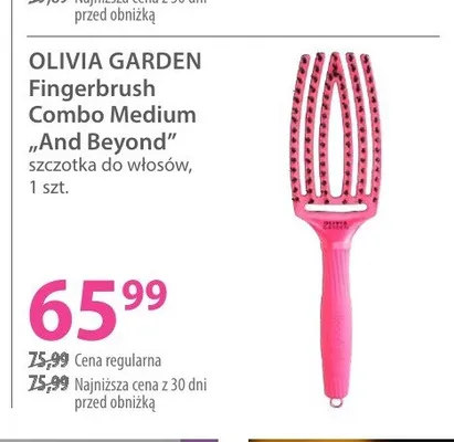 Szczotka do włosów Olivia Garden Fingerbrush Combo Medium And Beyond promocja w Hebe