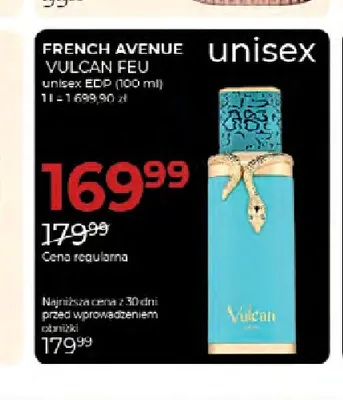 Woda perfumowana French Avenue Vulcan Feu promocja w Drogerie Jawa