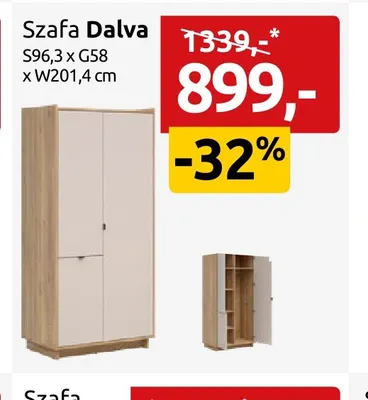 Szafa Dalva promocja w Black Red White