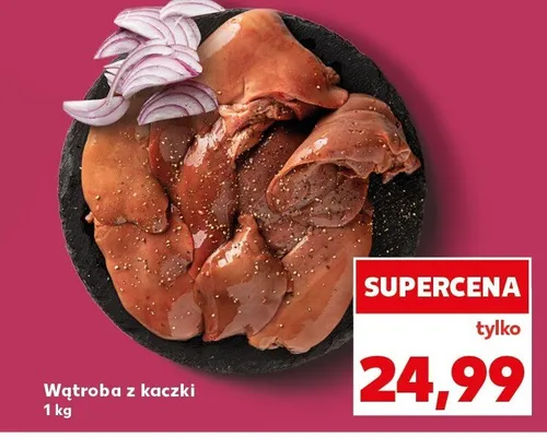 Wątroba z kaczki promocja w Kaufland