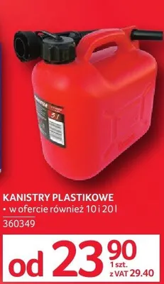 Kanistry plastikowe promocja w Selgros