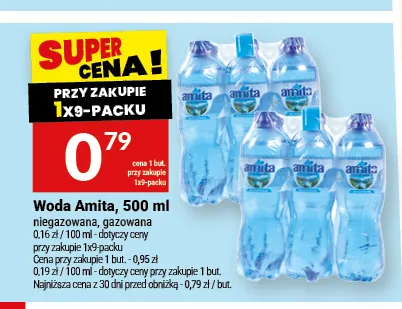 Woda niegazowana Amita promocja w Twój Market