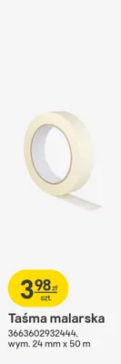 Taśma malarska wym. 24mm x 50m promocja w Castorama