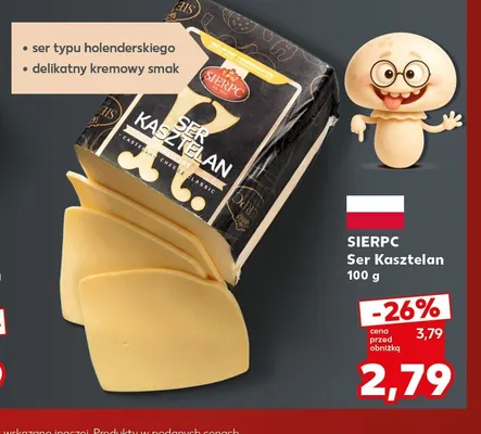 Ser Kasztelan Sierpc promocja w Kaufland