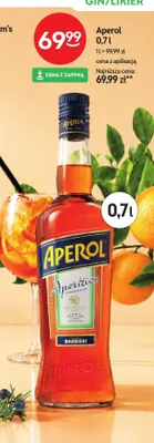 Likier Aperol promocja w Żabka