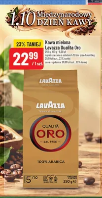 Kawa mielona Lavazza Qualita Oro promocja w POLOmarket