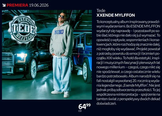 Płyta CD Tede Xxende Mylffon promocja w Empik
