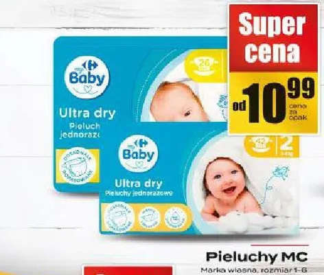 Pieluchy Ultra dry promocja w Supeco