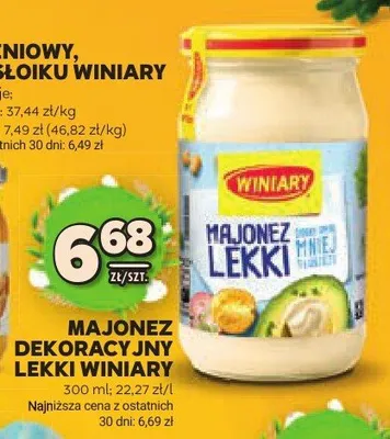 Majonez dekoracyjny lekki promocja w Stokrotka