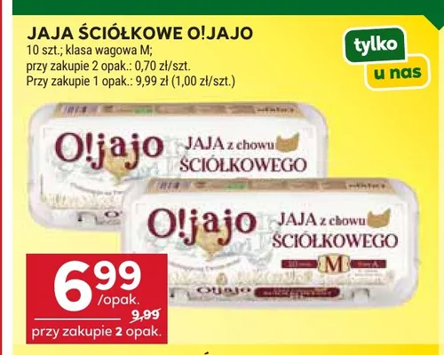 Jajka kurze ściółkowe O!Jajo promocja w Stokrotka
