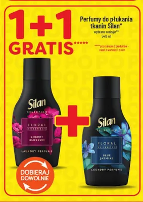 Perfumy do płukania tkanin Silan Selection Floral Essences Blue Jasmine promocja w POLOmarket