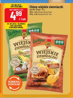 Chipsy Wiejskie Ziemniaczki promocja w POLOmarket
