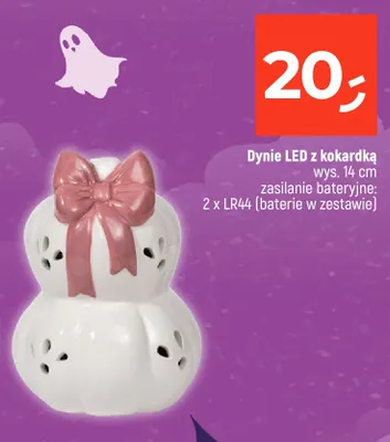 Dynie LED z kokardką promocja w Dealz