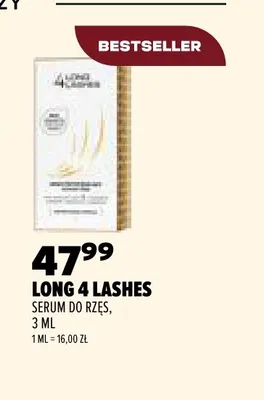 Serum do rzęs Long 4 Lashes promocja w Drogerie Natura